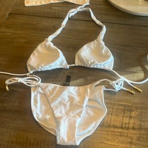 Vix white two piece bikini
